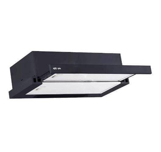 Кухонный воздухоочиститель ATLAN 3002  60см  black стекло   650 m3