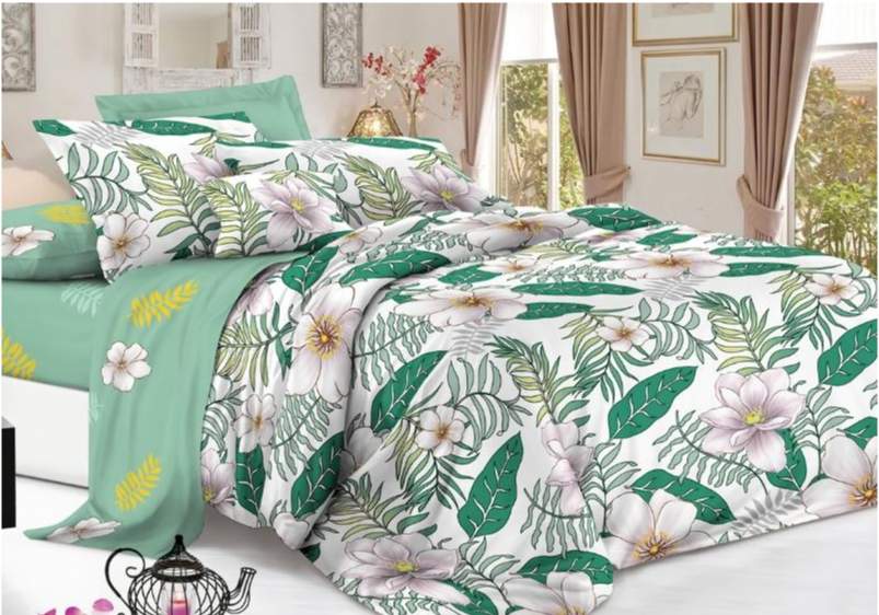 CLEO КПБ поплин Pure Cotton 1,5сп ( 70*70*2) 100% хлопок 15/223-PC 