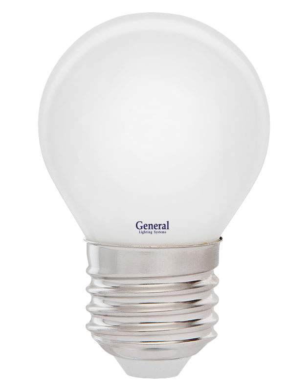 Лампа GLDEN-G45S-8-230-E27-4500  654600