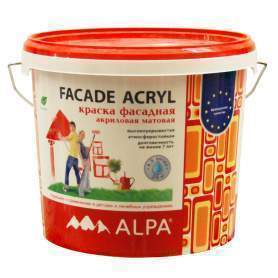 Краска Alpa Фасад-акрил DIY 4,5л  база С