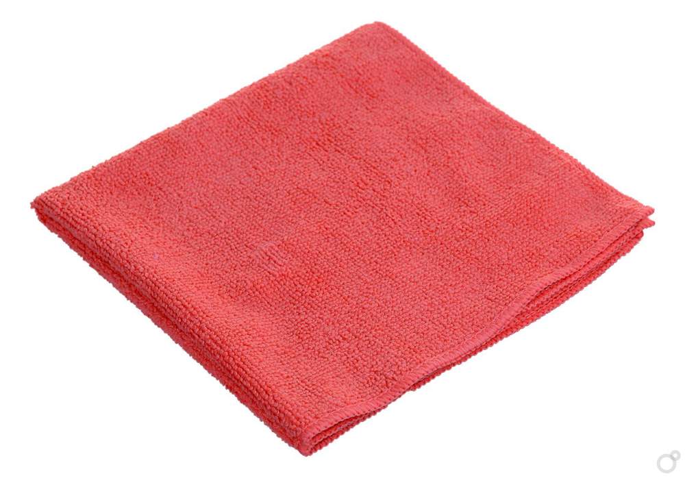 Салфетка из микрофибры  красная*130  40х40см 31-3777