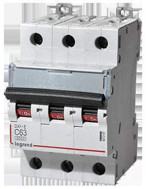 Авт. выключатель DX 3-E  Legrand  3П  C25A  6кА  407293