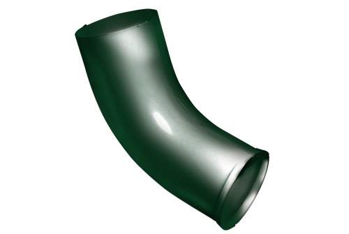 Колено стока Optima 90мм RAL 6005