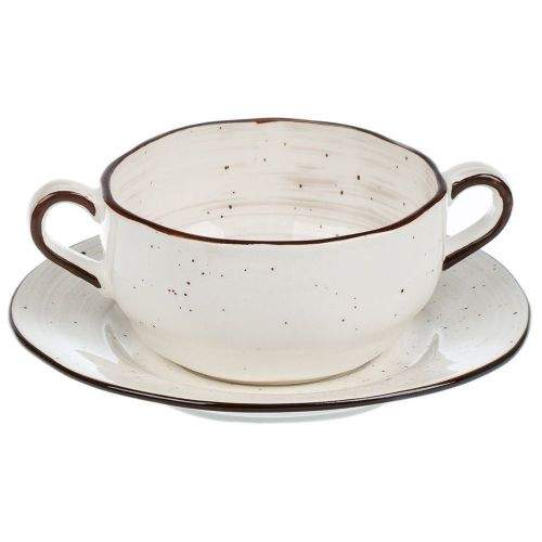 P.L. Proff Cuisine White Fusion Бульонная пара 300мл фарфор 73024261/P6236515/525-2 (32/4)