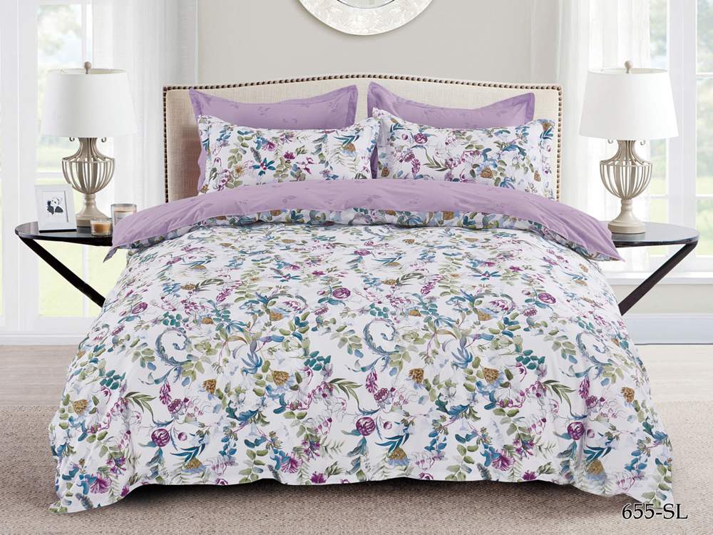 CLEO КПБ Satin Lux набивной дуэт (50*70*2 70*70*2)  41/655-SL